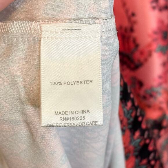 StitchDrop Midi Dress Medium Pink Summer Beach Casual Floral Bohemian Sundress - Picture 7 of 7